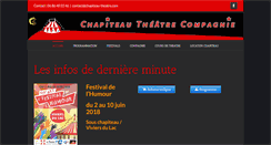 Desktop Screenshot of chapiteau-theatre.com